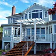 A major remodel and addition to an existing 1920's waterfront residence located in Seattle.  This family residence was almost completely torn down to the existing basement level and rebuilt.